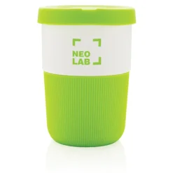 Gift Campaign Bicchieri take away con base e tappo in silicone colorati 380ml Funny></noscript> Bicchieri Take Away