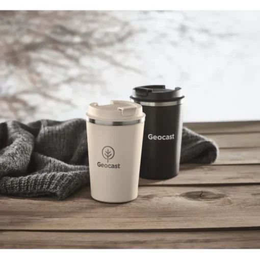 Gift Campaign Bicchieri termici con logo con tappo anti goccia 350ml Elegant> Bicchieri Termici Personalizzati