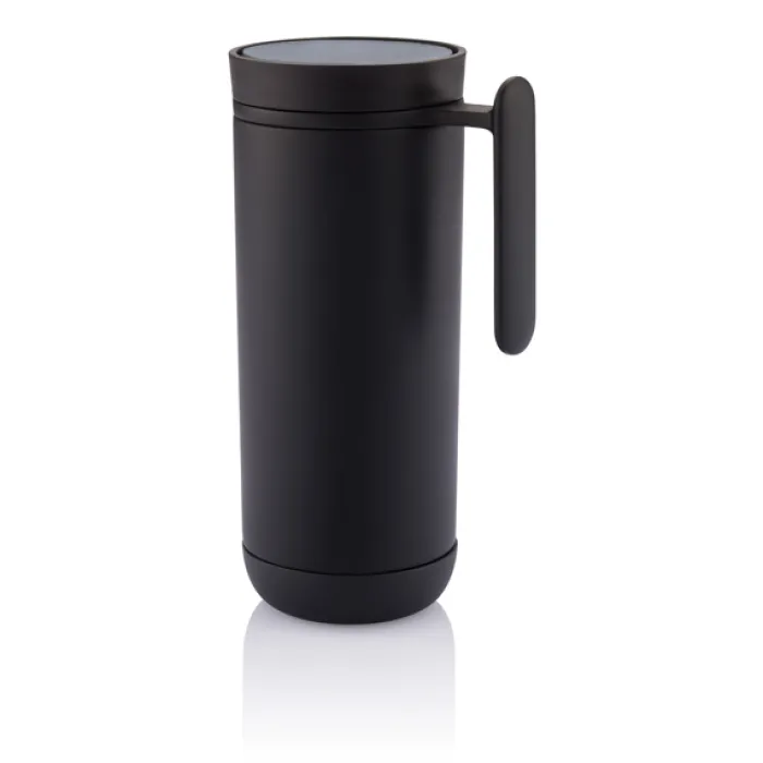 Gift Campaign Bicchieri termici d'asporto con manico e coperchio intelligente 225ml Click> Bicchieri Termici Personalizzati