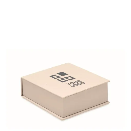 Gift Campaign Blocchetto memo quadrato copertina riga riciclata EcoMilk> Post-It E Memo