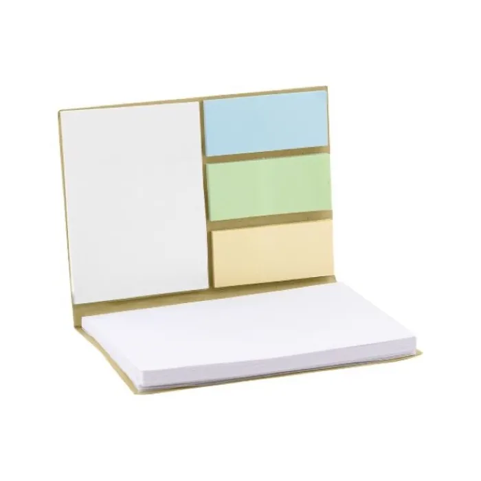 Gift Campaign Blocchetto memo realizzato con resti di materiale organico> Post-It E Memo