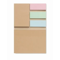 Gift Campaign Blocco memo con logo due misure e segnapagine adesivi Reciclo></noscript> Post-It E Memo