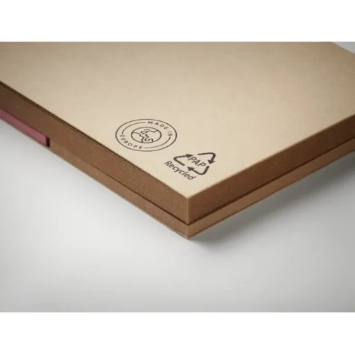 Gift Campaign Blocco memo con logo due misure e segnapagine adesivi Reciclo> Post-It E Memo