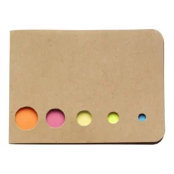 Gift Campaign Blocco memo sticker in 5 colori diversi con copertina in cartone></noscript> Post-It E Memo