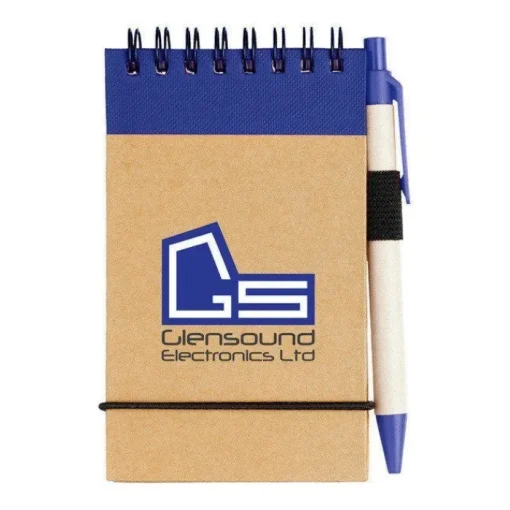 Gift Campaign Blocco note A7 in carta riciclata con spirale, fogli a righe e penna> Taccuini Tascabili E Quadernini A6