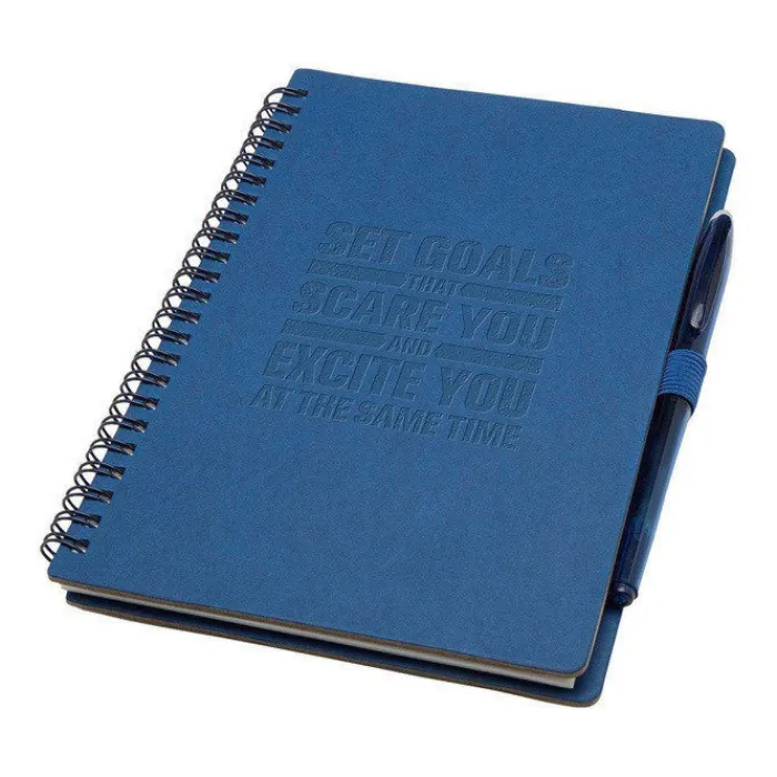 Gift Campaign Block notes A5 con copertina rigida riutilizzabile e penna nera> Taccuini Con Penna|Taccuini Ecologici