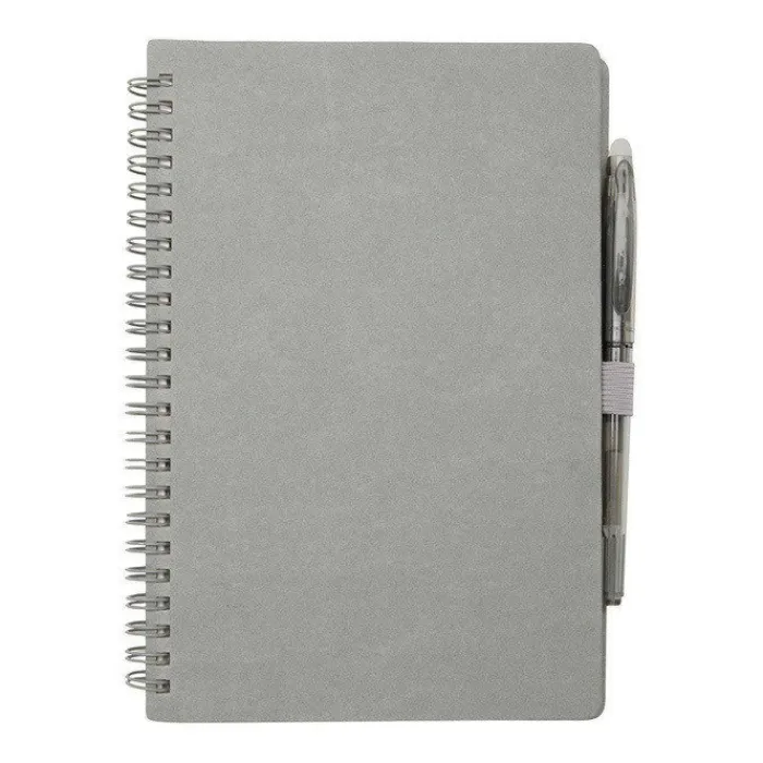 Gift Campaign Block notes A5 con copertina rigida riutilizzabile e penna nera> Taccuini Con Penna|Taccuini Ecologici