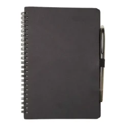 Gift Campaign Block notes A5 con copertina rigida riutilizzabile e penna nera><noscript><img width=