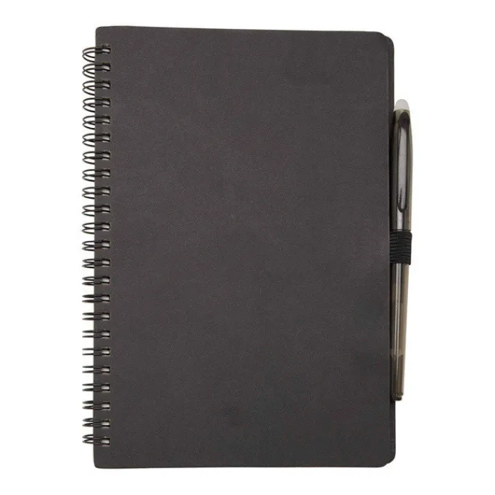 Gift Campaign Block notes A5 con copertina rigida riutilizzabile e penna nera> Taccuini Con Penna|Taccuini Ecologici