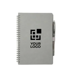 Gift Campaign Block notes A5 con copertina rigida riutilizzabile e penna nera><noscript><img width=