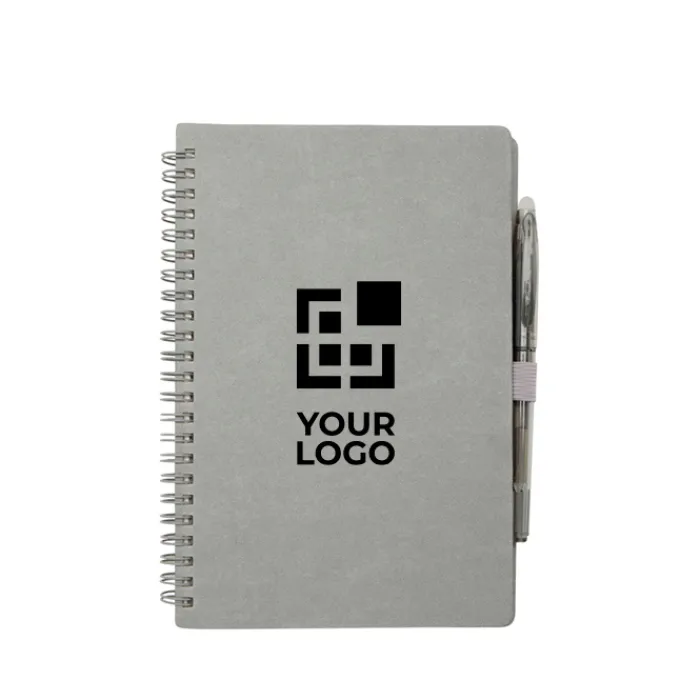 Gift Campaign Block notes A5 con copertina rigida riutilizzabile e penna nera> Taccuini Con Penna|Taccuini Ecologici