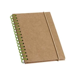 Gift Campaign Block notes A6 con elastico fogli riciclati a righe Spiral Eco></noscript> Taccuini Ecologici|Block Notes