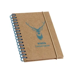 Gift Campaign Block notes A6 con elastico fogli riciclati a righe Spiral Eco></noscript> Taccuini Ecologici|Block Notes