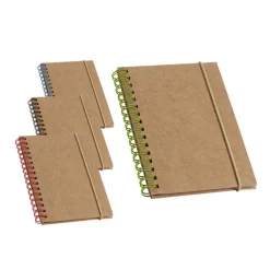 Gift Campaign Block notes A6 con elastico fogli riciclati a righe Spiral Eco></noscript> Taccuini Ecologici|Block Notes