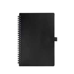 Gift Campaign Block notes A5 con spirale laterale anello portapenne e pagine a righe></noscript> Quaderni A5