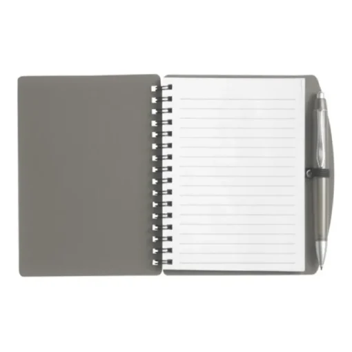 Gift Campaign Block notes A6 con spirale pagine a righe e penna a inchiostro blu> Block Notes|Taccuini Tascabili E Quadernini A6