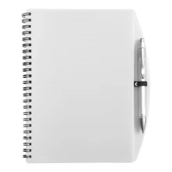 Gift Campaign Block notes A5 con spirale, pagine a righe e penna a inchiostro blu> Block Notes|Quaderni A5