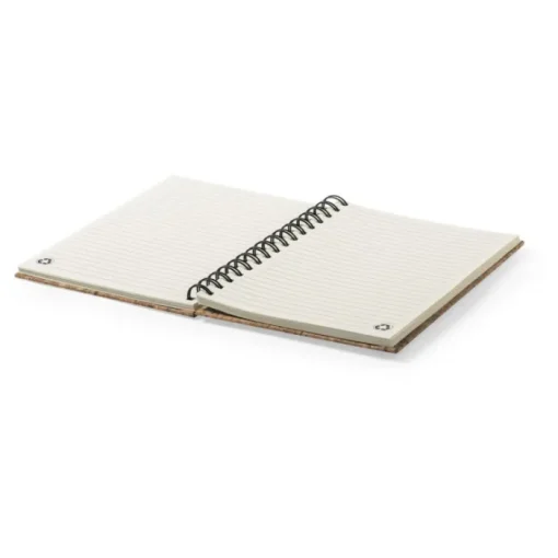 Gift Campaign Block notes A5 copertina sughero con elastico pagine a righe Planet> Gadget Ecologici|Taccuini Ecologici