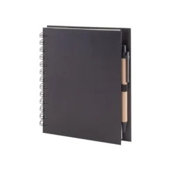 Gift Campaign Block notes carta riciclata con pagine neutre e penna a inchiostro blu></noscript> Taccuini Con Penna