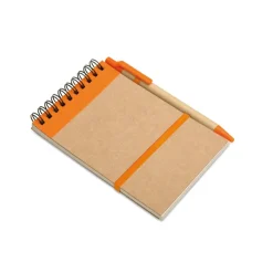 Gift Campaign Block notes con logo A6 elastico pagine bianche e penna blu EcoSpiral></noscript> Gadget Ecologici|Gadget Per L'Ufficio