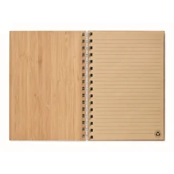 Gift Campaign Block notes ecologici personalizzati A5 bambù pagine a righe Conscious> Taccuini Ecologici|Block Notes