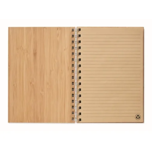 Gift Campaign Block notes ecologici personalizzati A5 bambù pagine a righe Conscious> Taccuini Ecologici|Block Notes