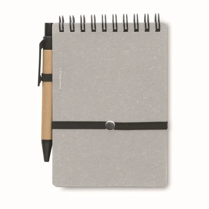 Gift Campaign Block notes ecologico tascabile B7 a righe con penna a inchiostro blu> Taccuini Ecologici|Taccuini Con Penna