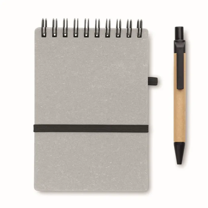 Gift Campaign Block notes ecologico tascabile B7 a righe con penna a inchiostro blu> Taccuini Ecologici|Taccuini Con Penna