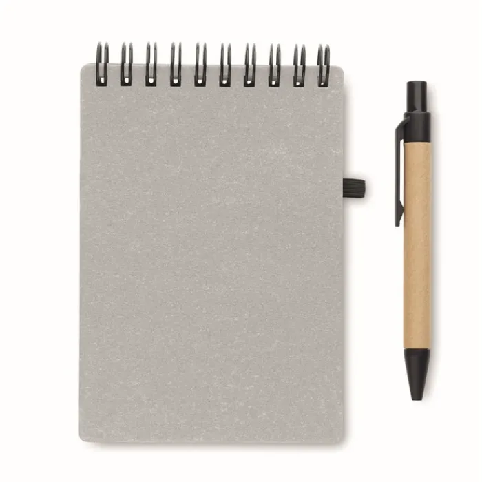 Gift Campaign Block notes ecologico tascabile B7 a righe con penna a inchiostro blu> Taccuini Ecologici|Taccuini Con Penna