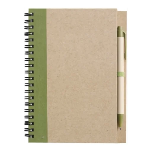 Gift Campaign Block notes personalizzato B6 fogli righe e penna refill blu EcoColors> Taccuini Con Penna|Taccuini Ecologici