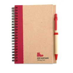 Gift Campaign Block notes personalizzato B6 pagine bianche penna refil blu EcoColors></noscript> Gadget Ecologici|Taccuini Con Penna