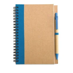 Gift Campaign Block notes personalizzato B6 pagine bianche penna refil blu EcoColors></noscript> Gadget Ecologici|Taccuini Con Penna