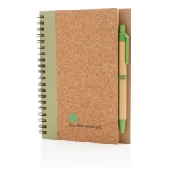 Gift Campaign Block notes personalizzato A5 con penna pagine a righe EcoCork Colors><noscript><img width=