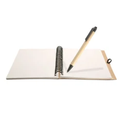 Gift Campaign Block notes pubblicitario B6 pagine bianche penna blu EcoBasic Small></noscript> Gadget Ecologici|Gadget Per L'Ufficio