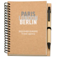 Gift Campaign Block notes pubblicitario B6 pagine bianche penna blu EcoBasic Small></noscript> Gadget Ecologici|Gadget Per L'Ufficio