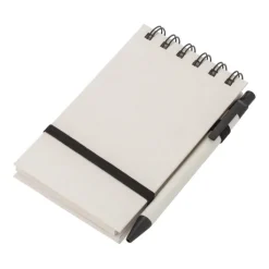 Gift Campaign Block notes tascabile A6 con pagine a righe e penna a inchiostro blu></noscript> Block Notes