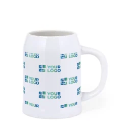Gift Campaign Boccale per birra in ceramica con finitura bianca da 700 ml.></noscript> Bicchieri Di Vetro Personalizzati