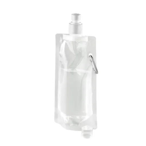 Gift Campaign Borracce di plastica pieghevoli pubblicitarie con gancio 460ml Clip> Borracce In Plastica