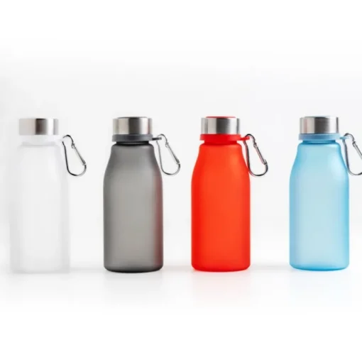 Gift Campaign Borracce ecosostenibili personalizzate effetto opaco con moschettone 350ml> Borracce In Plastica