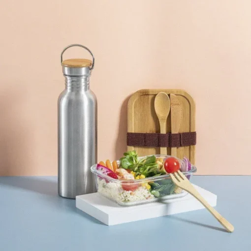 Gift Campaign Borracce in acciaio personalizzate maniglia in metallo 800ml Galaxy> Borracce Di Metallo