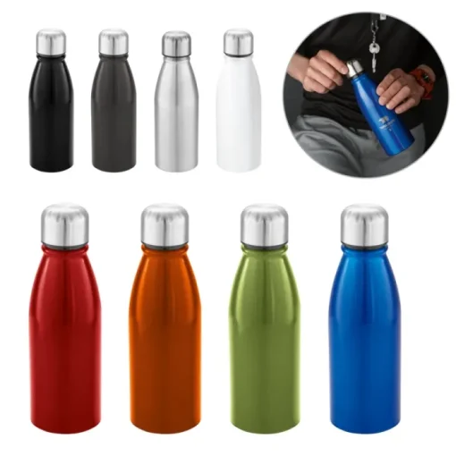 Gift Campaign Borracce in alluminio personalizzate finitura lucida 500ml City> Borracce Di Metallo