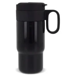 Gift Campaign Borraccia a doppia parete con tappo incernierato nero con manico 400ml> Bicchieri Termici Personalizzati