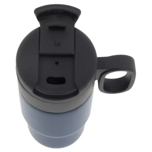 Gift Campaign Borraccia a doppia parete con tappo incernierato nero con manico 400ml> Bicchieri Termici Personalizzati