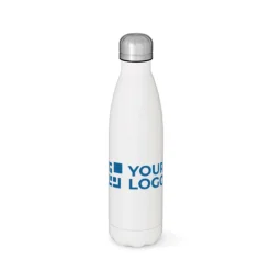 Gift Campaign Borraccia bianca in acciaio inox riciclato con tappo anti goccia 500ml> Borracce Termiche|Borracce Di Metallo