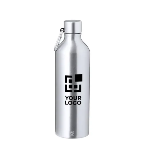 Gift Campaign Borraccia d'alluminio riciclato con finitura opaca e moschettone 800ml> Borracce Di Metallo