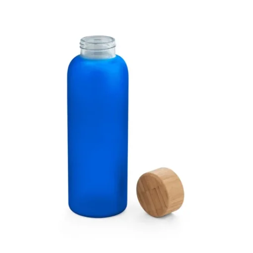 Gift Campaign Borraccia di vetro con finitura opaca e tappo in bambù da 500ml> Borracce In Vetro