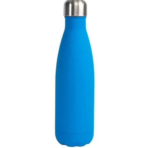Gift Campaign Borraccia in acciaio a doppia parete con finitura in gomma da 500ml> Borracce Termiche|Borracce Di Metallo