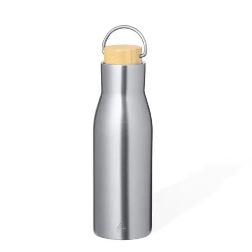 Gift Campaign Borraccia in acciaio inox riciclato a doppia parete con manico 500 ml> Borracce Di Metallo