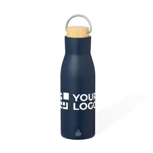 Gift Campaign Borraccia in acciaio inox riciclato a doppia parete con manico 500 ml> Borracce Di Metallo