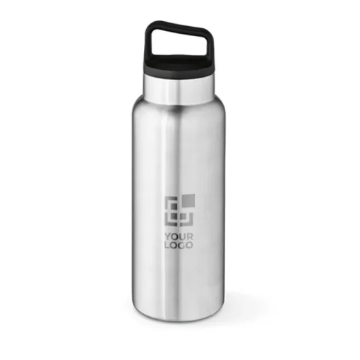 Gift Campaign Borraccia in acciaio inox riciclato con manico integrato nel tappo 1,03l> Borracce Di Metallo
